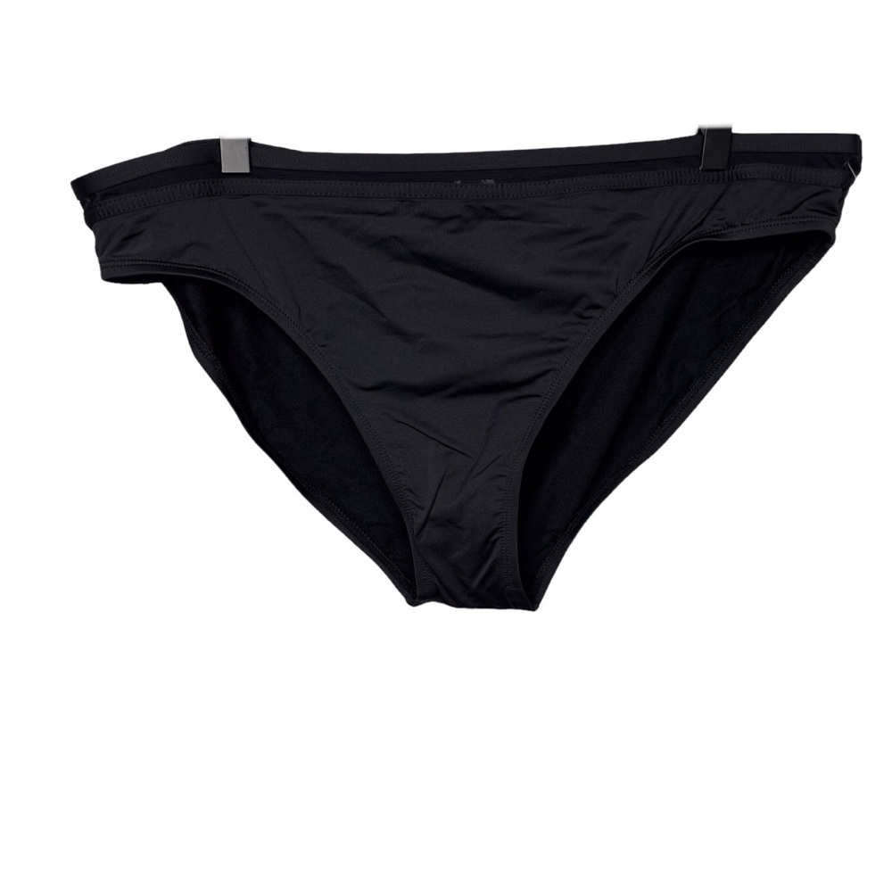 Tommy Bahama Bikini Bottom Hipster Mesh Trim Black Size 2X Plus Size Swimwear